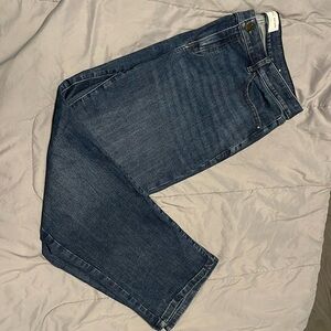 Lane Bryant size 18 jeans. Mid rise. Signature fit. Straight cut.